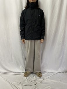 画像2: 2000's Patagonia エコレインシェルジャケット BLACK M (2)