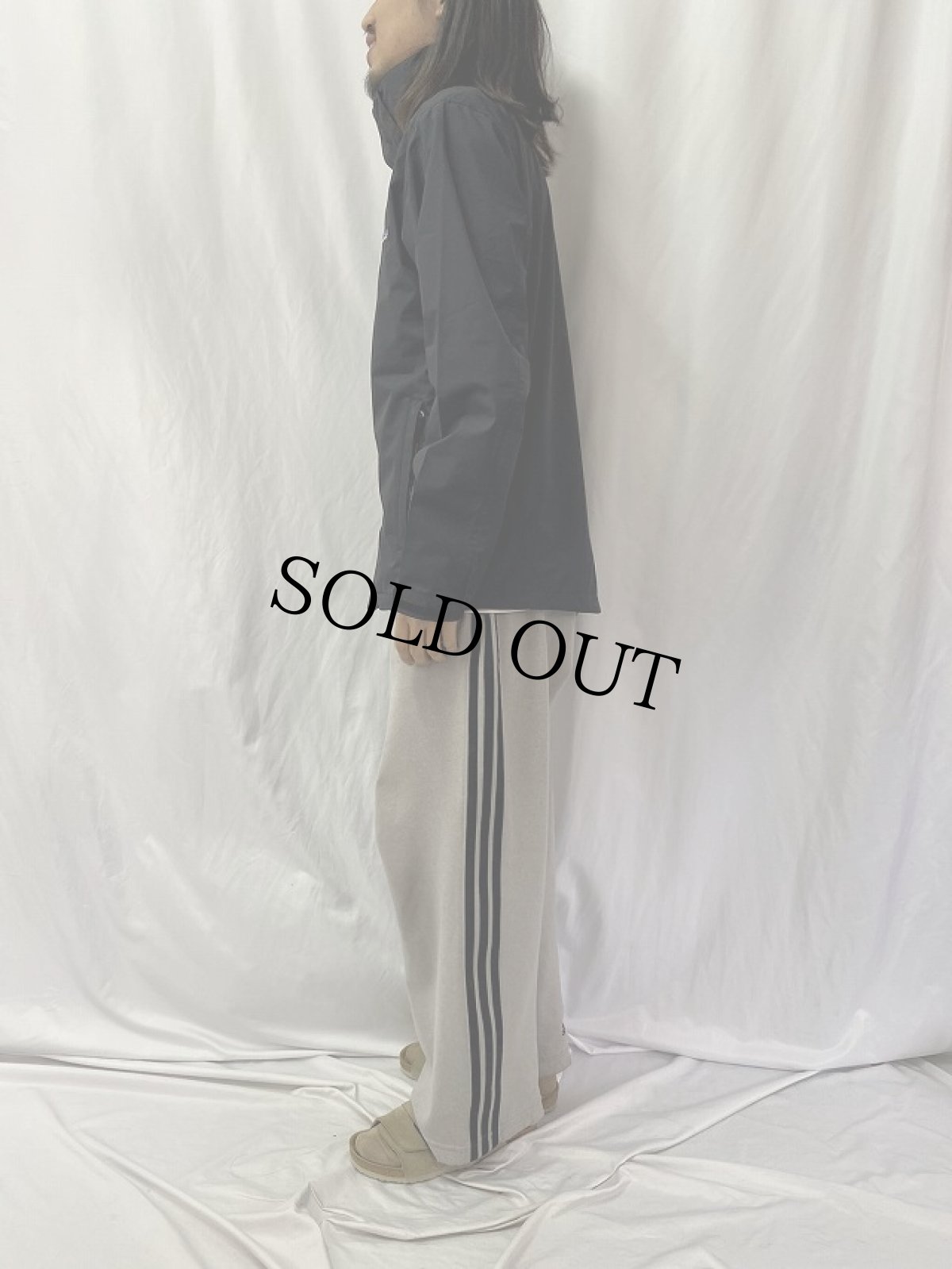 画像3: 2000's Patagonia エコレインシェルジャケット BLACK M (3)