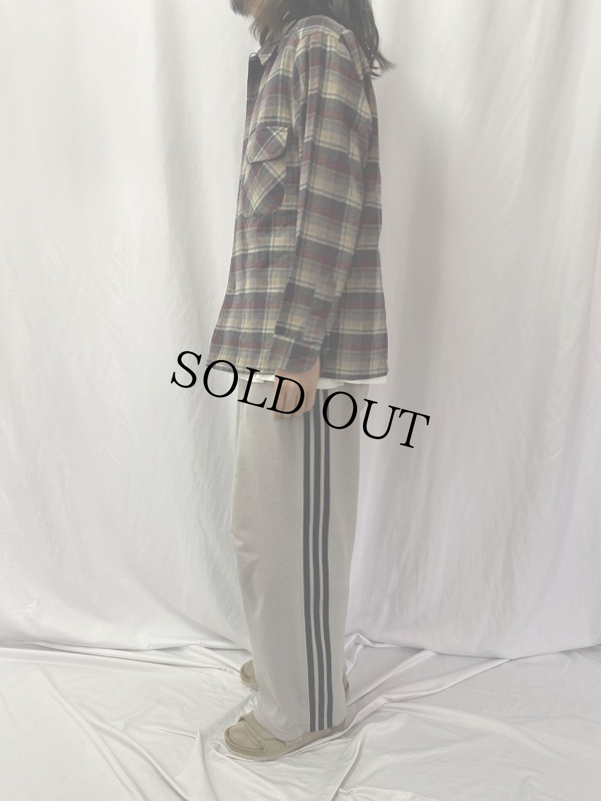 画像3: 70〜80's PENDLETON USA製 チェック柄 オープンカラーウールシャツ L (3)