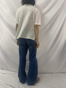 画像4: POLO Ralph Lauren オープンカラー メッシュコットンシャツ M (4)