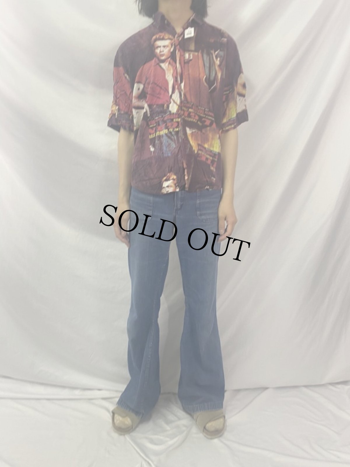 画像2: IL GIGANTE 映画プリントシャツ (2)