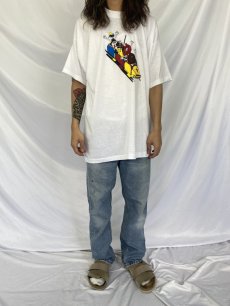 画像2: 【SALE】90's Mr.Peanut USA製 キャラクタープリントTシャツ XXL (2)