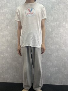 画像2: 60's VALVOLINE MOTOR OIL 染み込み 企業プリントTシャツ L (2)