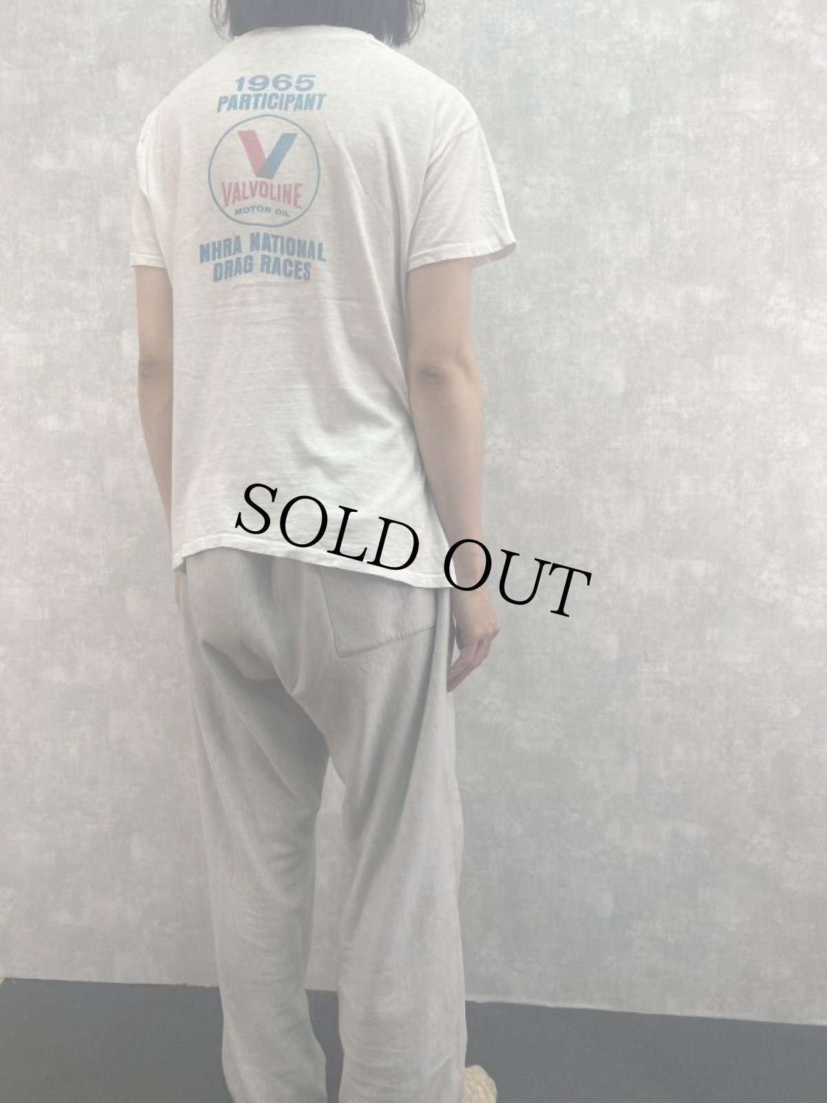 画像4: 60's VALVOLINE MOTOR OIL 染み込み 企業プリントTシャツ L (4)