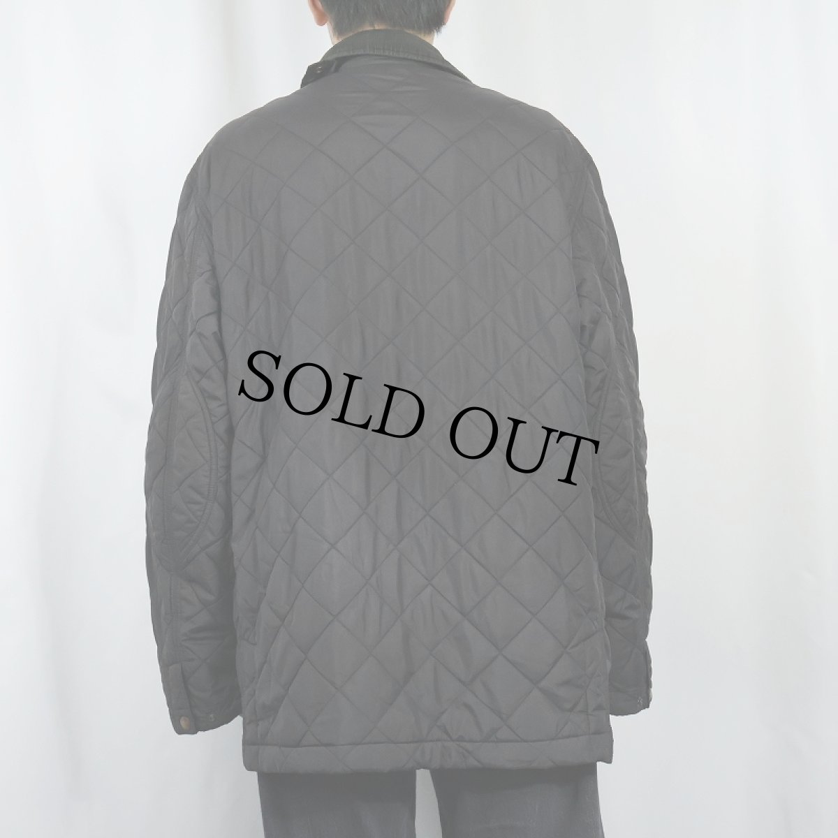 画像3: POLO Ralph Lauren キルティング ハンティングジャケット BLACK L (3)