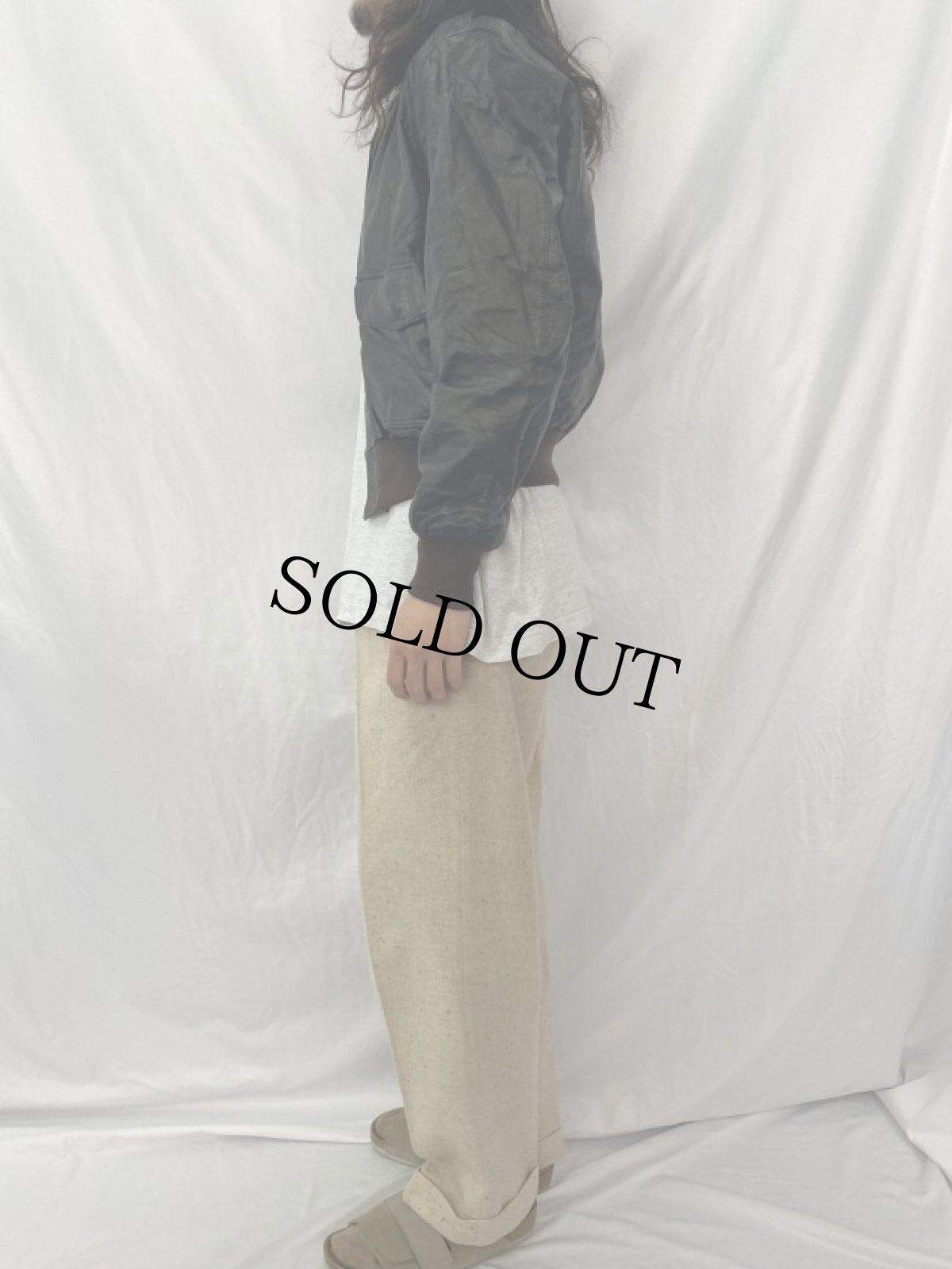 画像3: L.L.Bean USA製 FLYING TIGER JACKET "A-2TYPE" 38 (3)