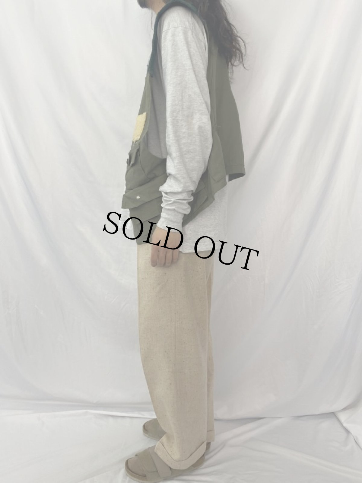 画像3: 70's Sears Ted Williams フィッシングベスト XL (3)