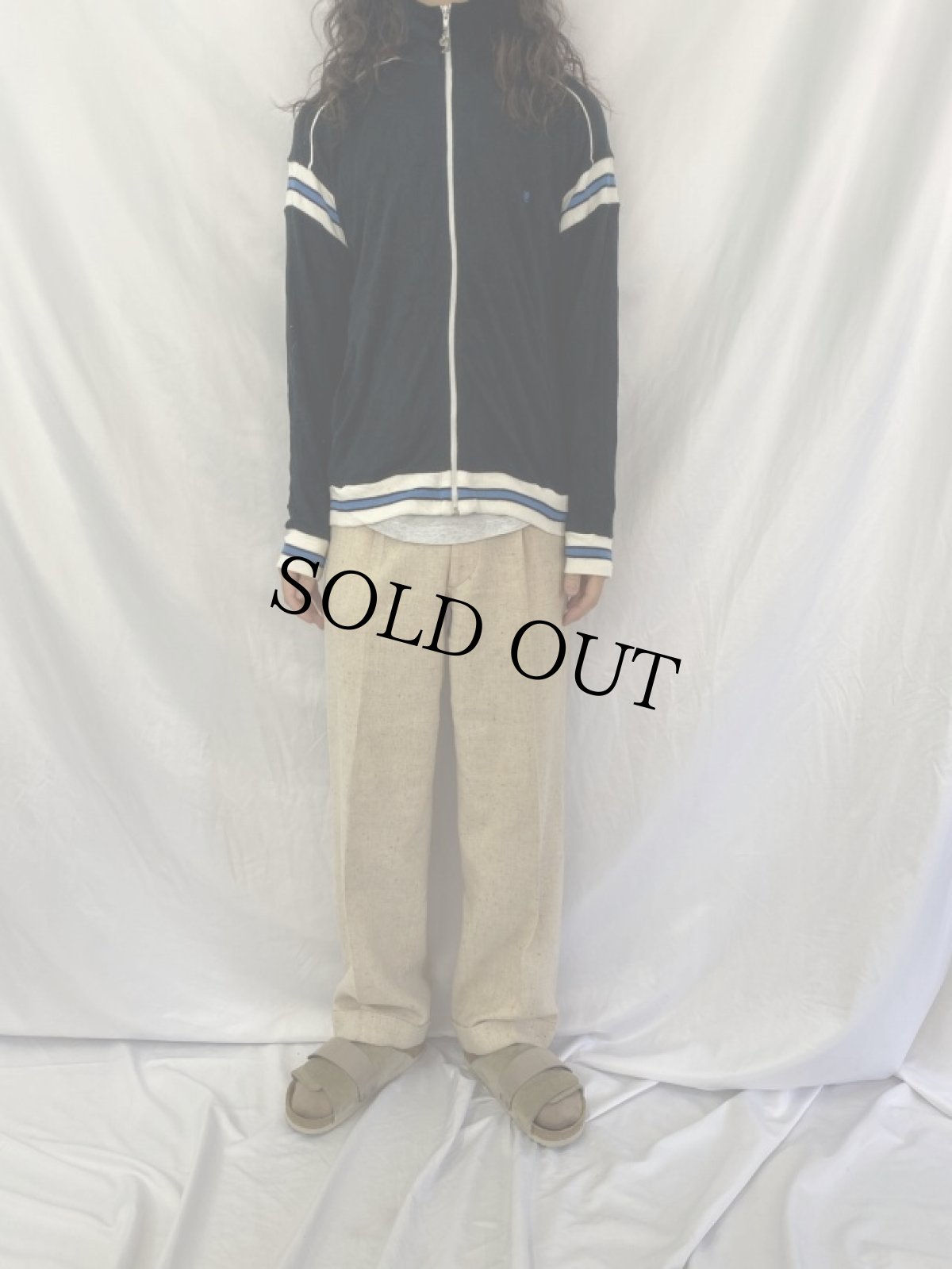 画像2: 80's pierre cardin ラインデザインジャケット L (2)