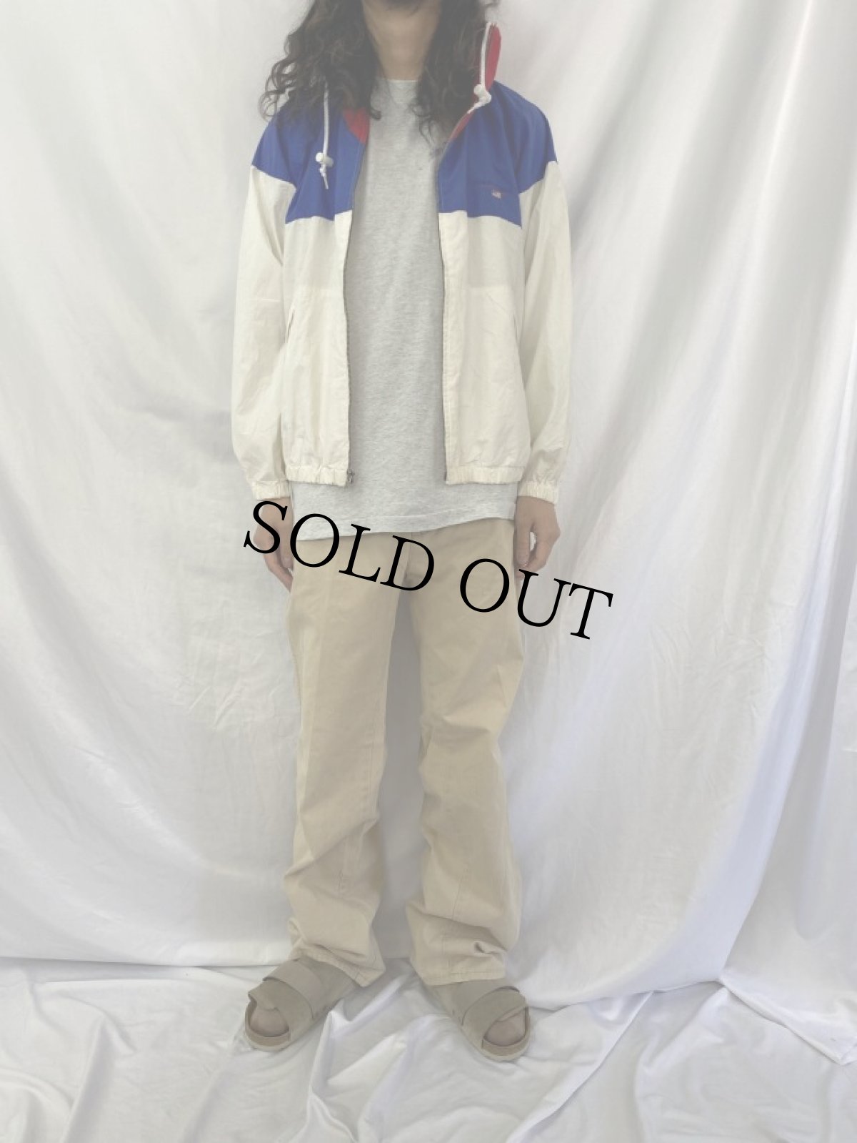 画像2: 90's Ralph Lauren POLO SPORT コットンパーカー S (2)