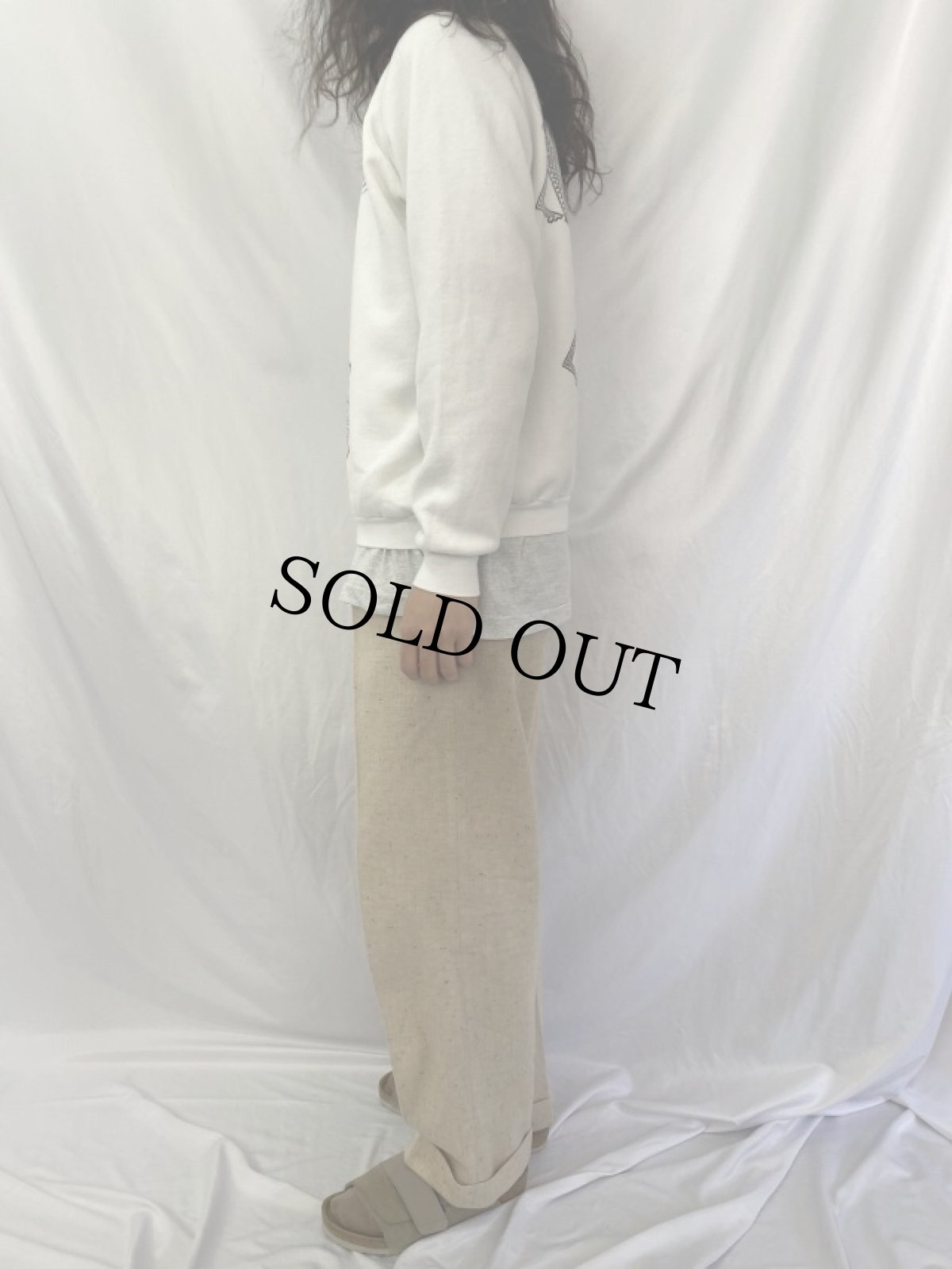 画像4: 90's USA製 National Black Arts Festival プリントスウェット XL (4)