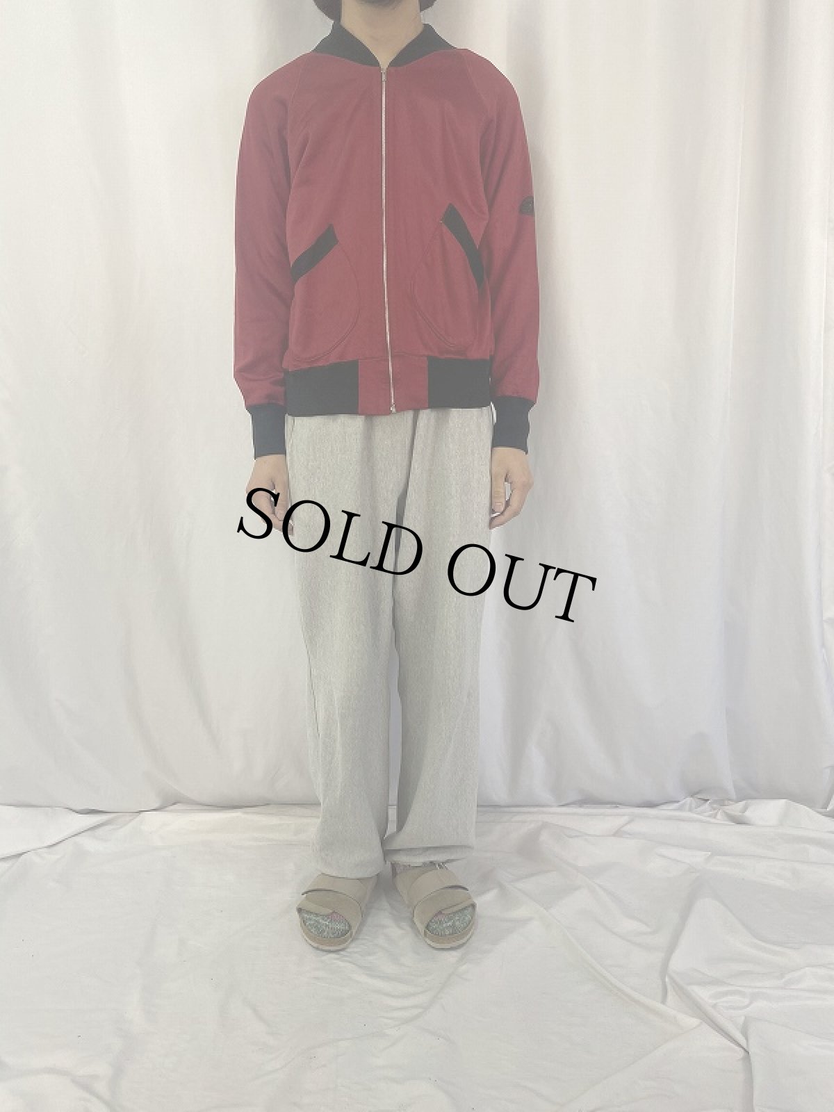 画像2: 40's Champion デカランタグ レーヨン アスレチックカデットジャケット size40 (2)