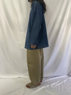 画像3: 〜90's Lee Valley Smocks IRELAND製 デニムプルオーバースモック XL (3)