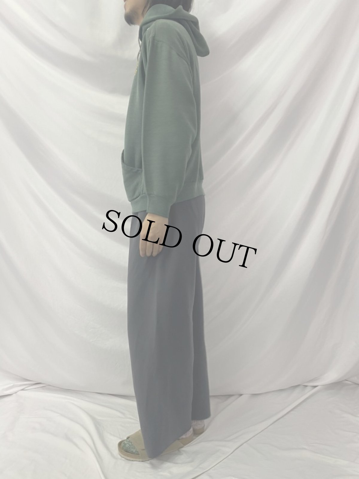 画像3: 60〜70's "SERVICE TRACK" ウイングフット スウェットフーディー (3)