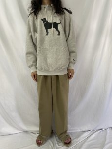 画像2: The Black Dog 犬プリントモックネックスウェット (2)