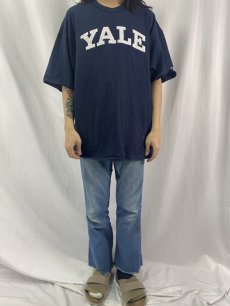 画像2: Champion "YALE" カレッジプリントTシャツ XL (2)