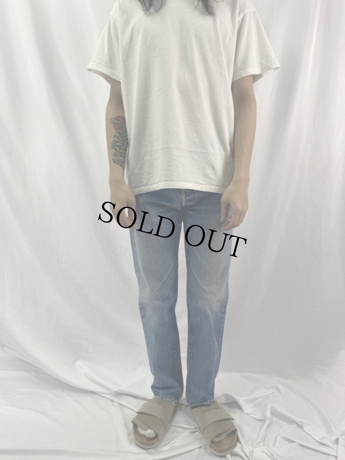 画像2: 80's Levi's 501 USA製 内股シングル デニムパンツ W31 (2)