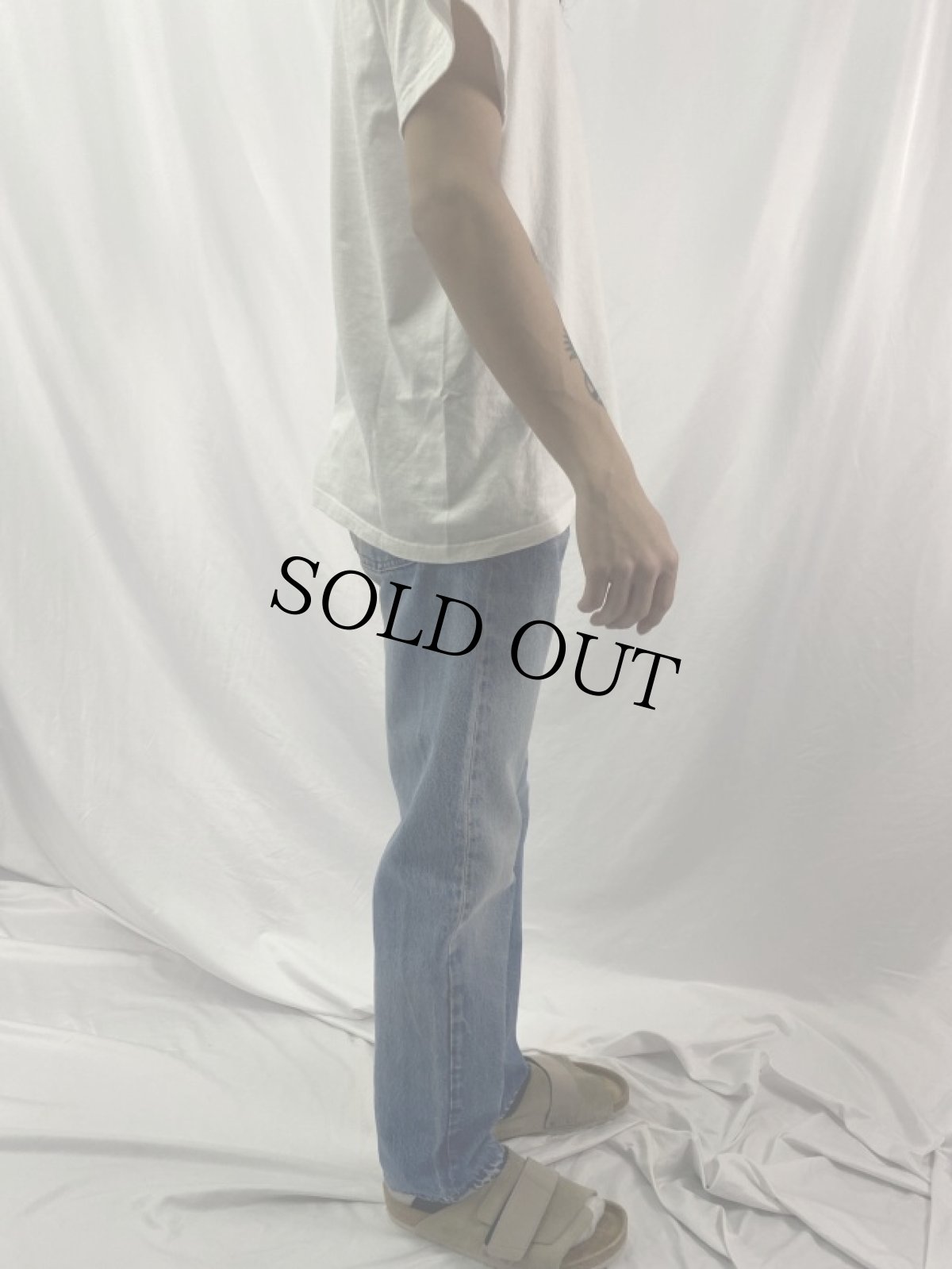 画像3: 80's Levi's 501 USA製 内股シングル デニムパンツ W31 (3)