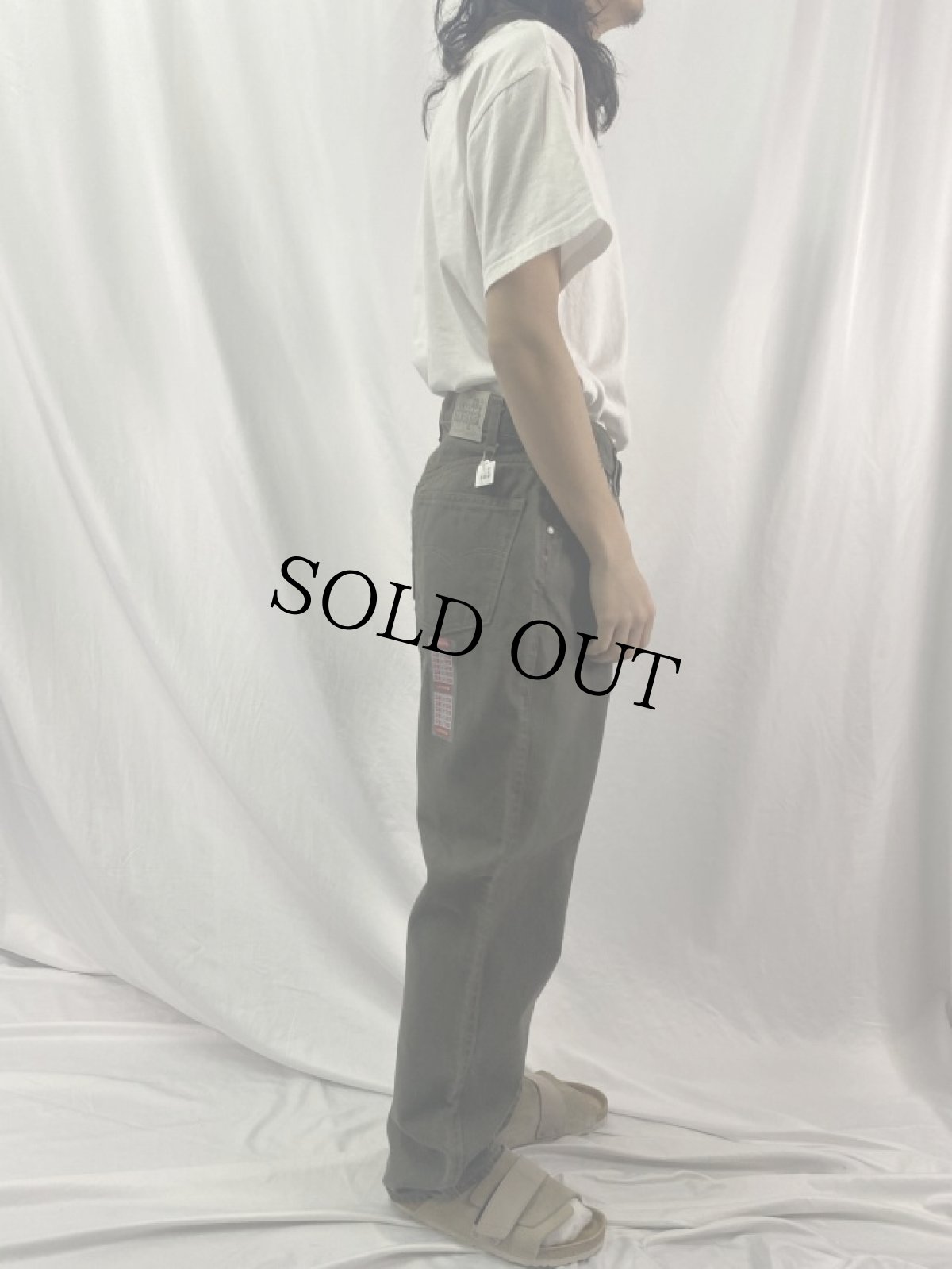 画像3: 90's Levi's SILVER TAB "relaxed" カラーデニムパンツ DEADSTOCK W32 (3)