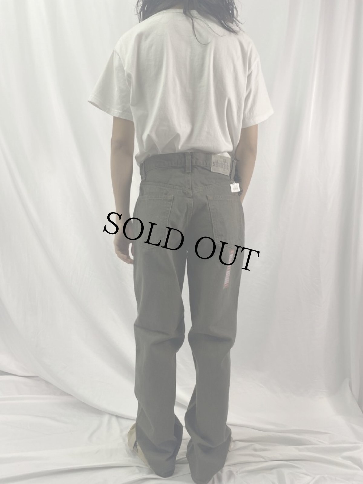 画像4: 90's Levi's SILVER TAB "relaxed" カラーデニムパンツ DEADSTOCK W32 (4)