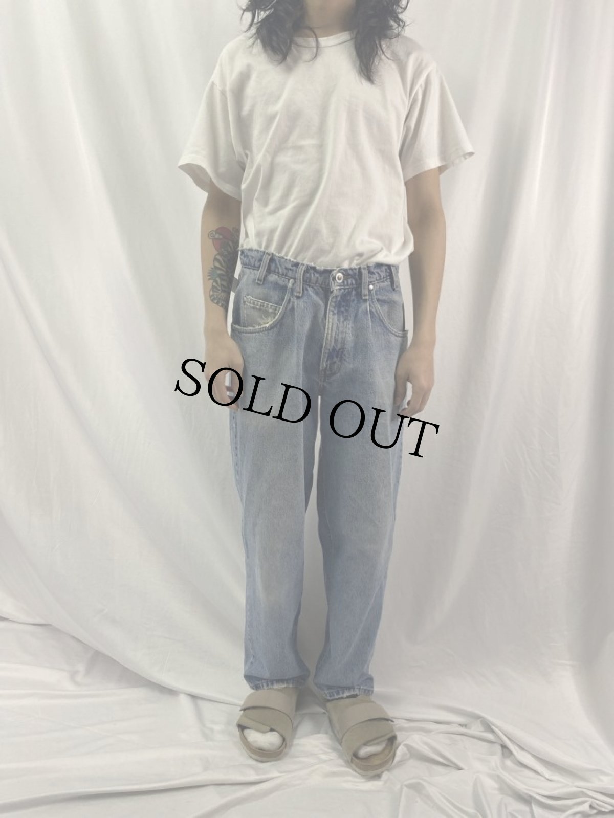 画像2: 90's Levi's SILVER TAB "BAGGY" USA製 デニムパンツ W31 (2)