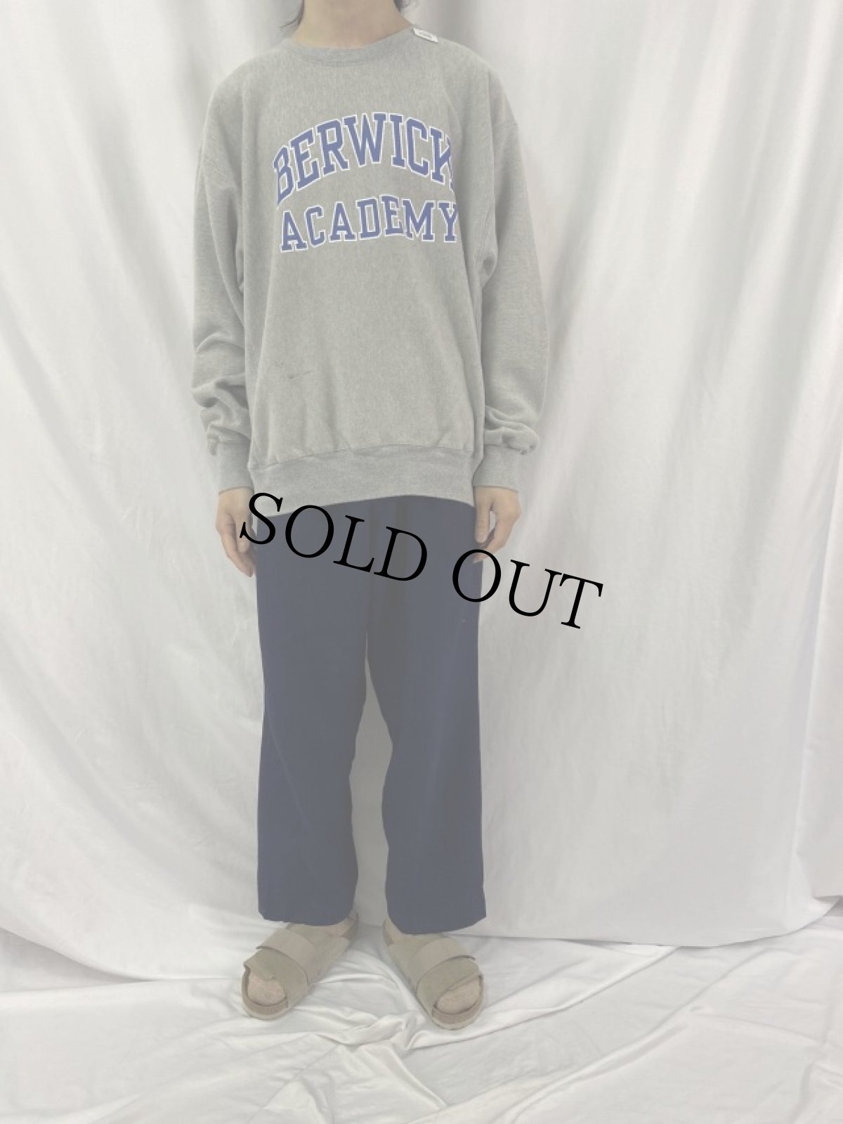 画像2: Champion REVERSE WEAVE "BERWICK ACADEMY" スウェット L (2)