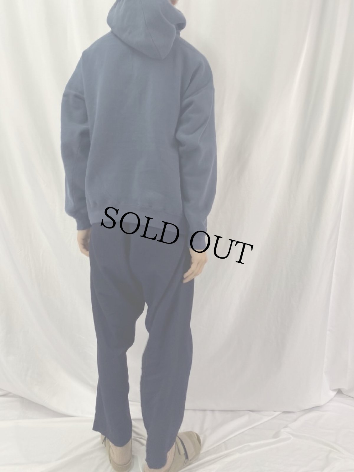 画像4: 90's POLO Ralph Lauren USA製 ヘンリーネック スウェットフーディー XL (4)