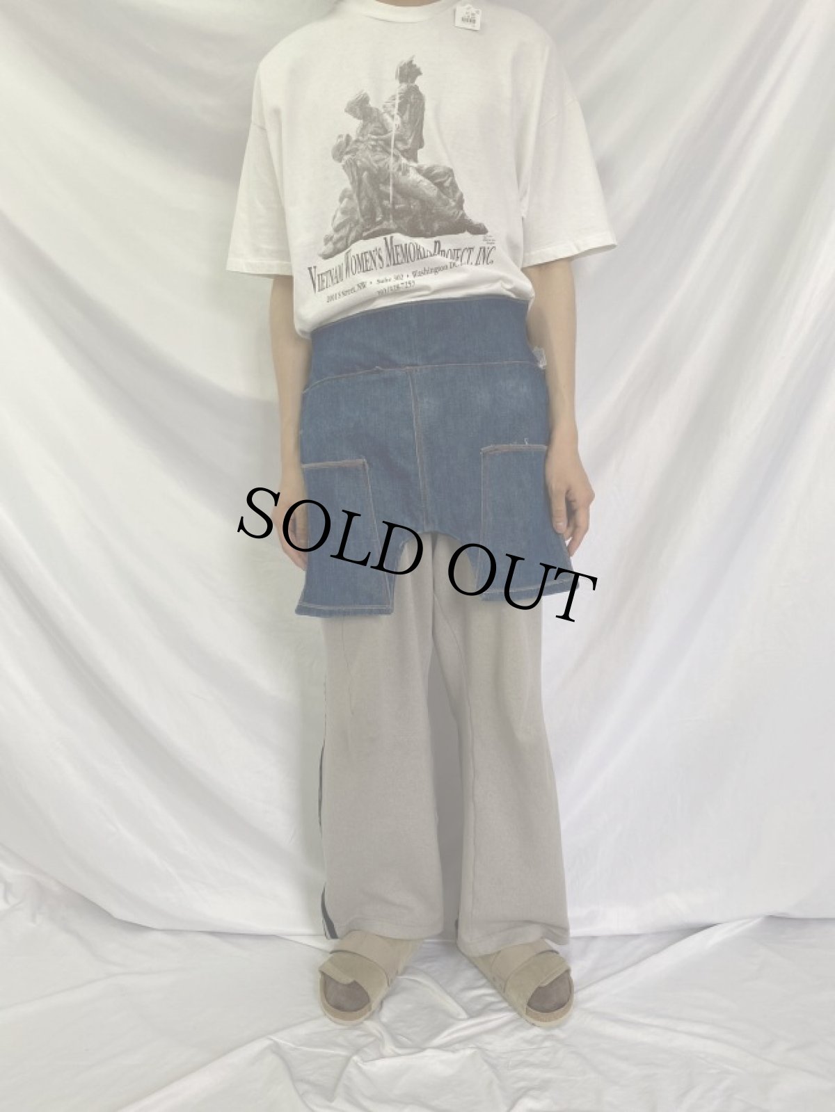 画像2: VINTAGE デニムエプロン (2)