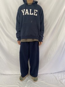 画像2: Champion "YALE" スウェットフーディー XL (2)