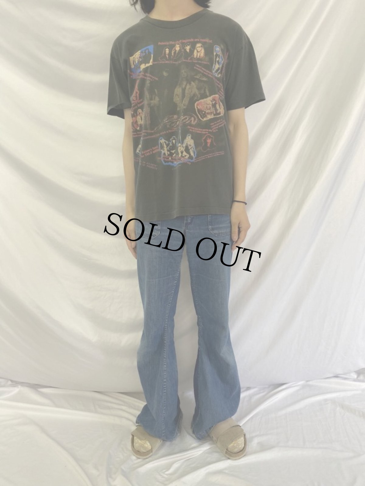 画像2: 90's POISON USA製 ロックバンドプリントTシャツ L (2)