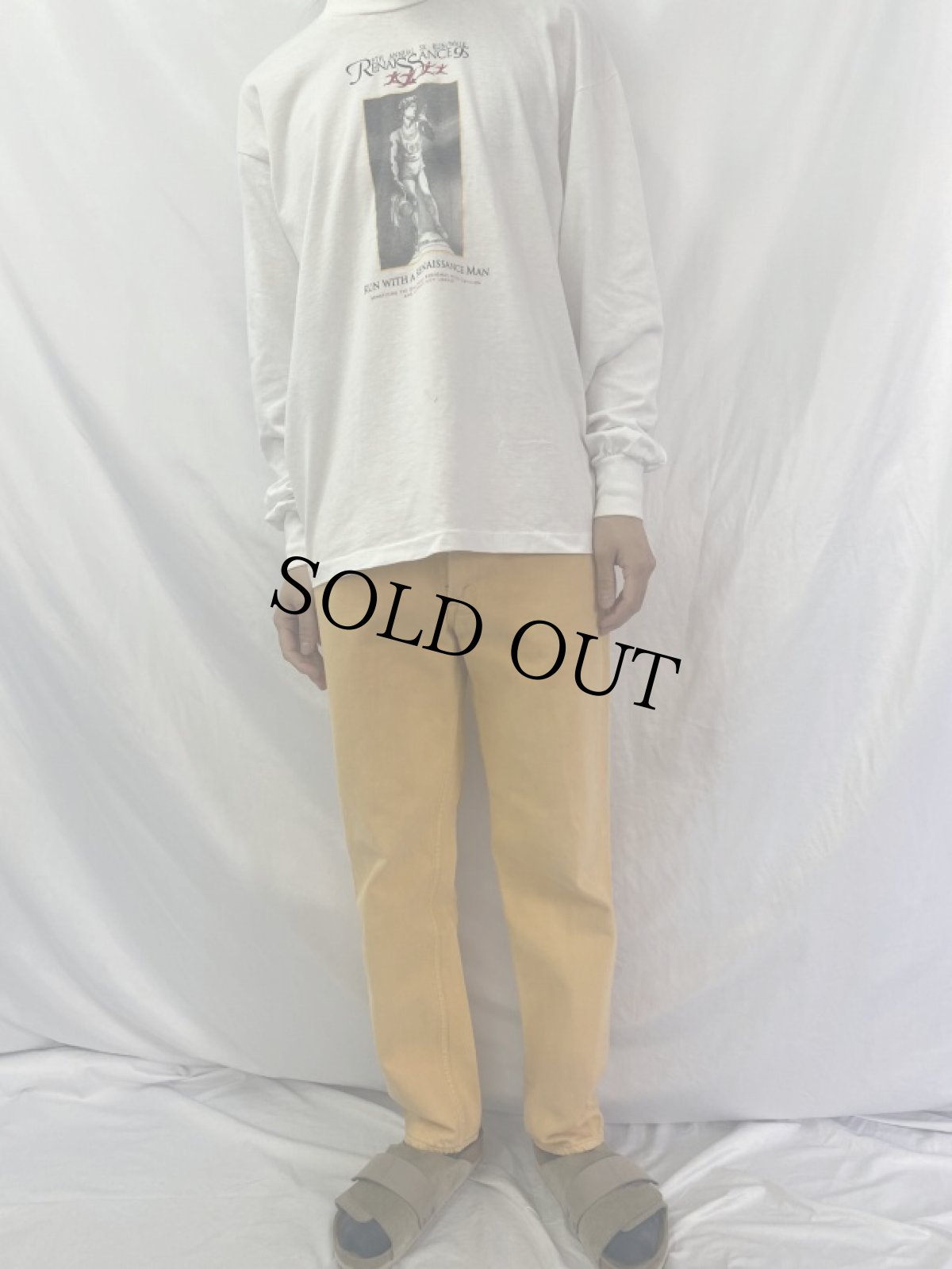 画像2: 90's Levi's 505 USA製 カラーデニムパンツ W33 (2)