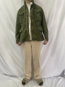 画像2: 60's U.S.ARMY M-65 Field Jacket 2nd グレーライナー REGULAR SMALL (2)