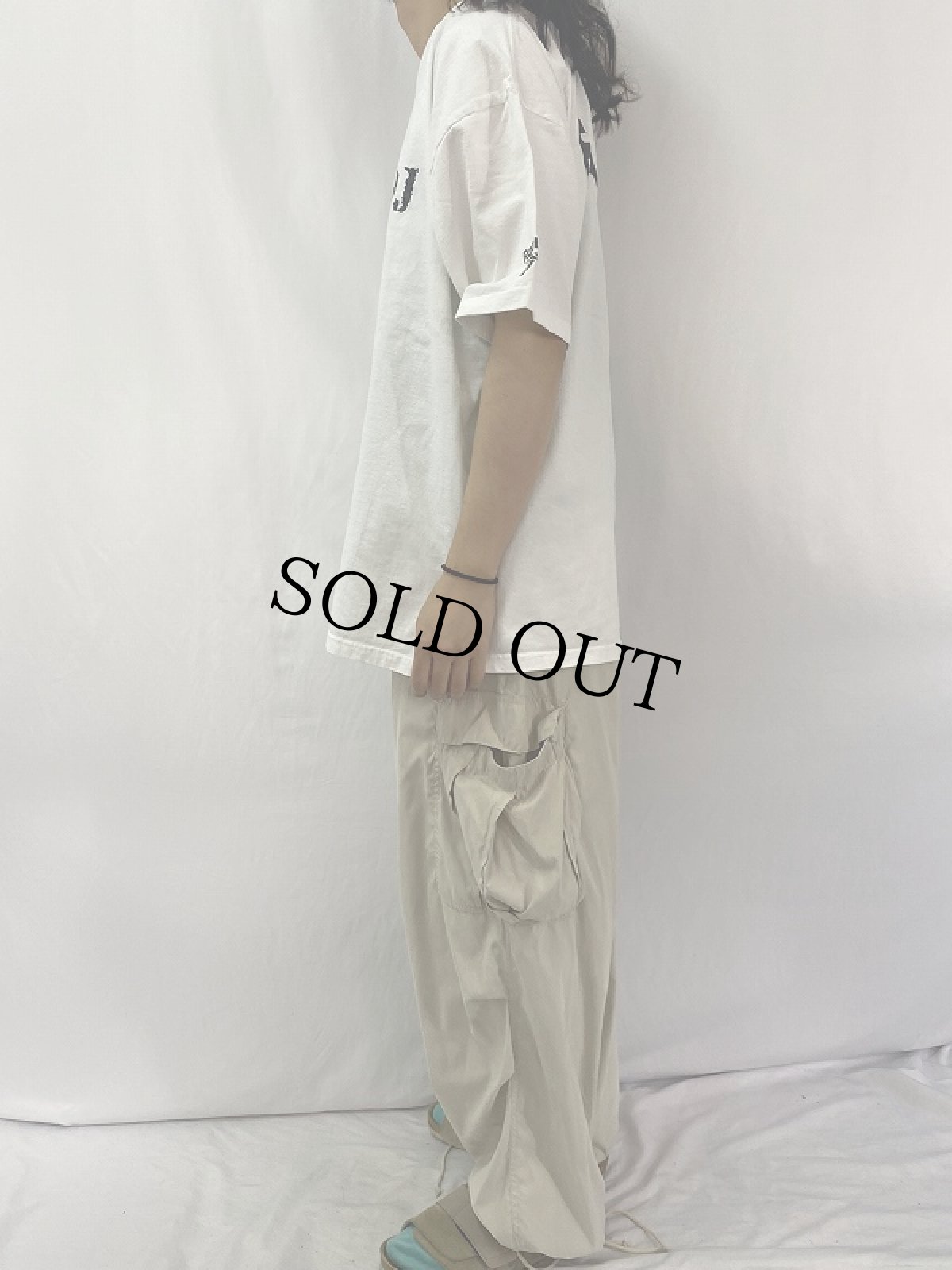 画像3: 90's FAITHLESS USA製 "god is a DJ" エレクトロ・バンドTシャツ XXL (3)