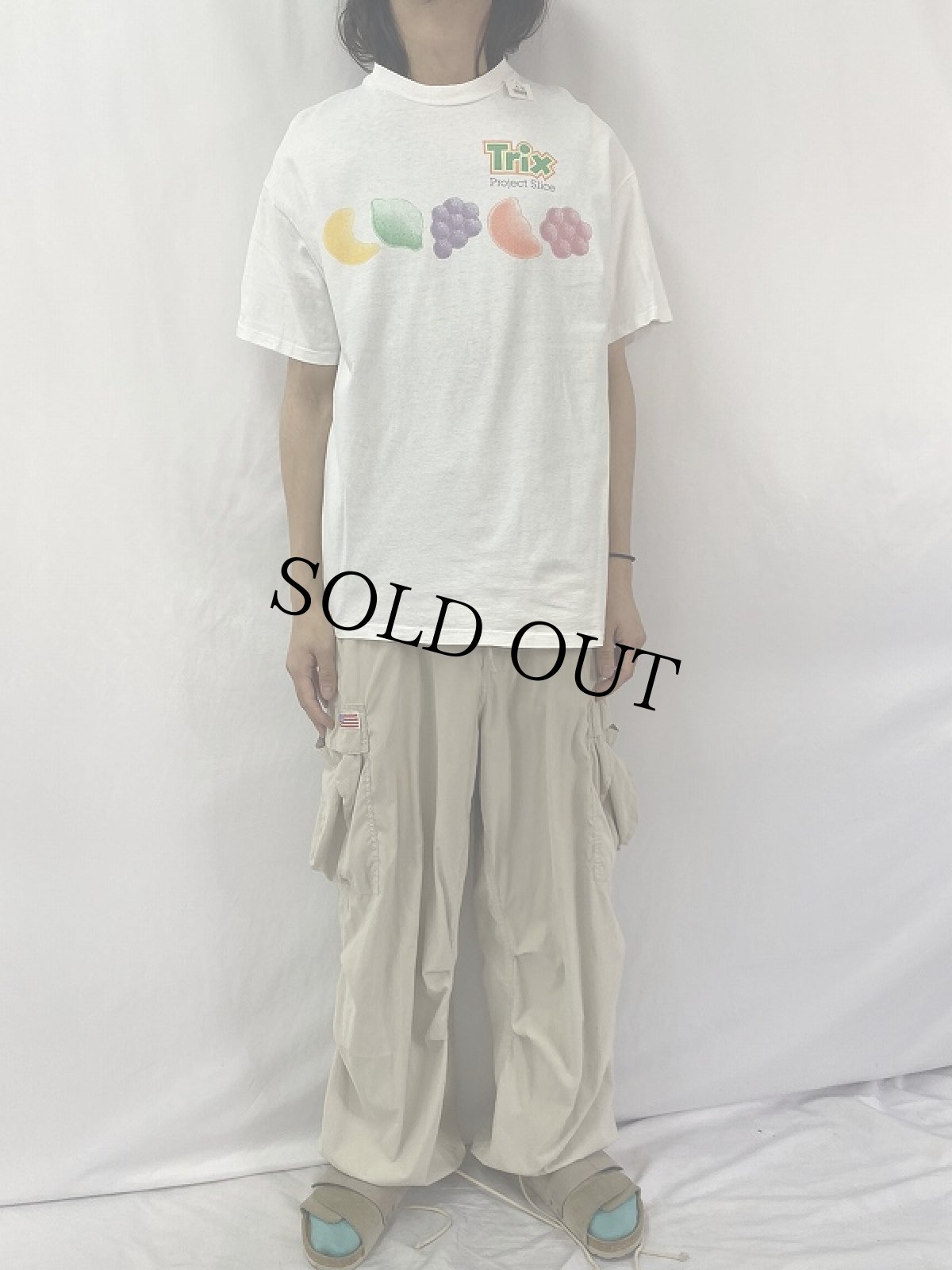 画像2: 【お客様お支払処理中】90's Trix シリアルプリントTシャツ L (2)