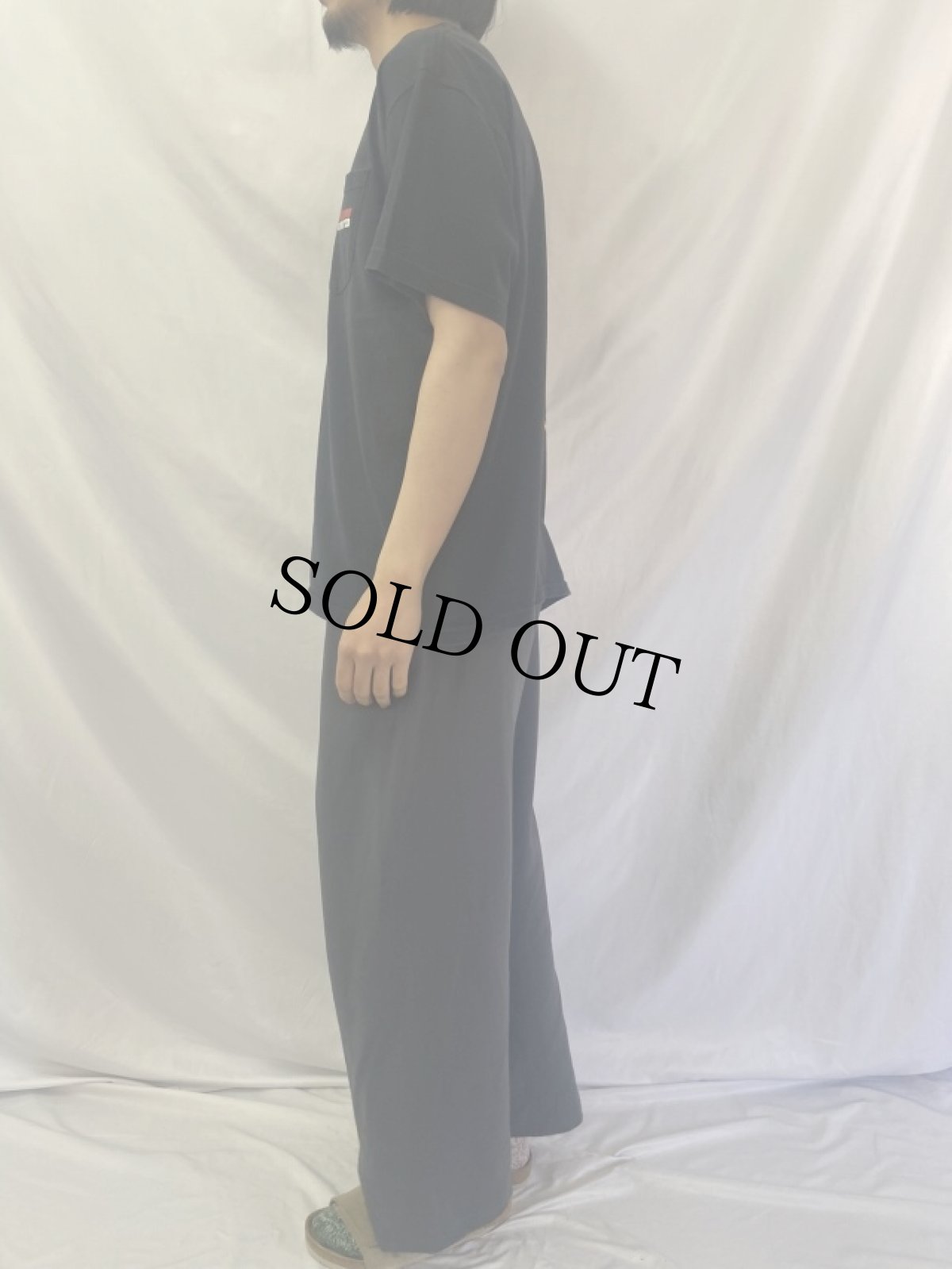 画像3: 90's Marboro USA製 トカゲプリント ポケットTシャツ XL (3)