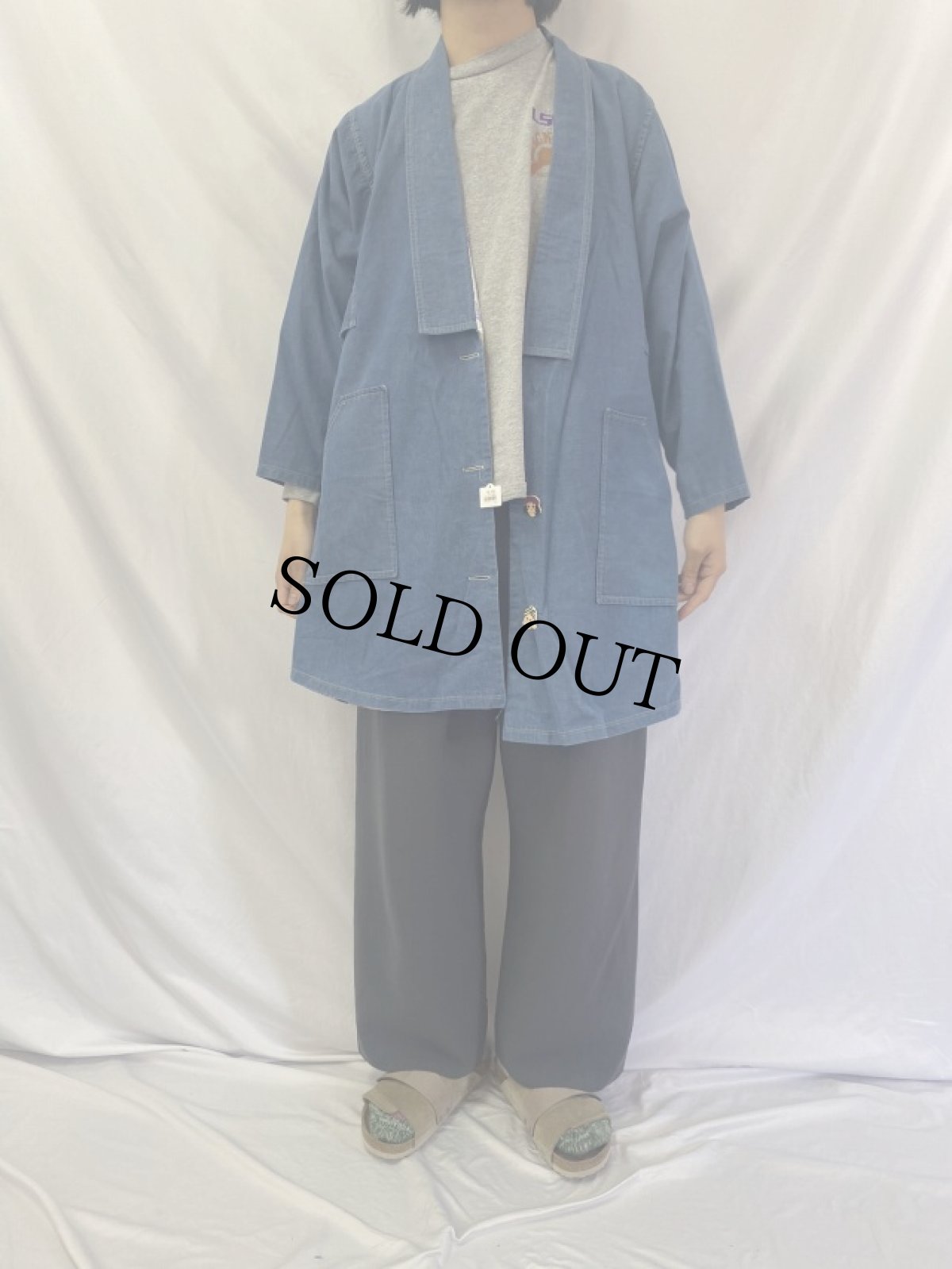 画像2: 80's〜 ハンドメイド デザインコート (2)