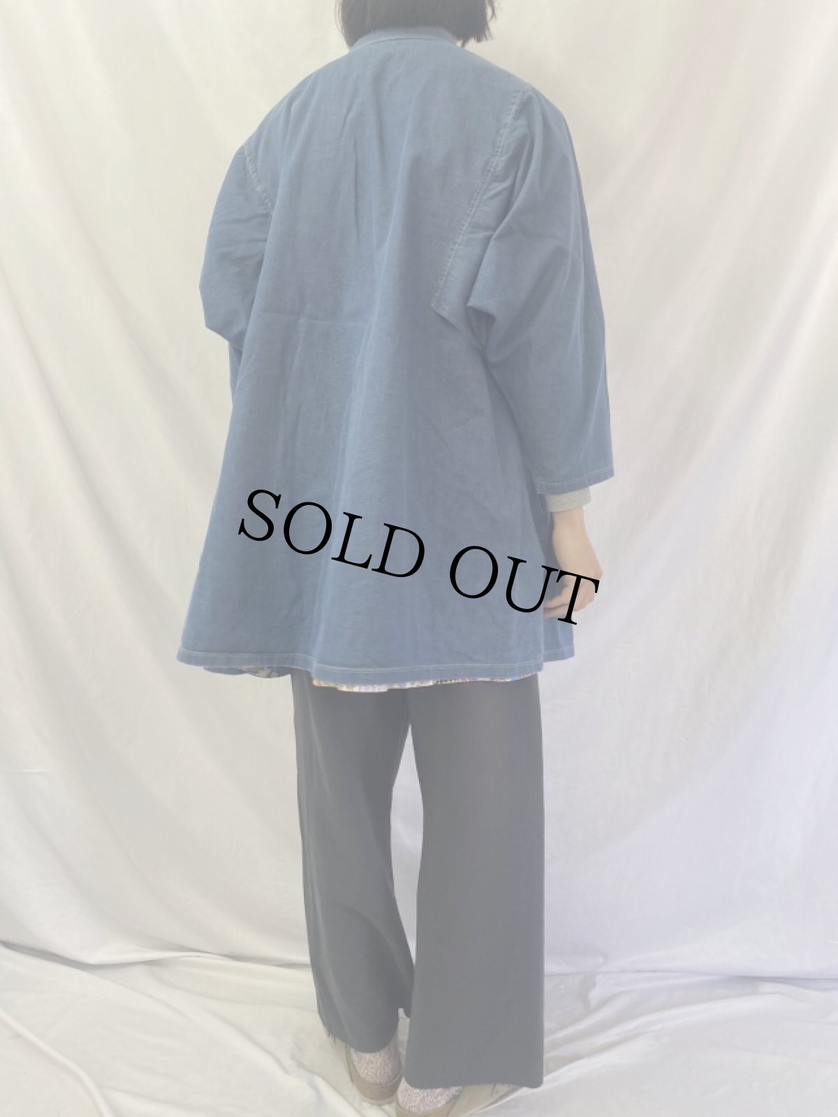 画像4: 80's〜 ハンドメイド デザインコート (4)