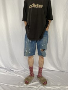 画像2: 80's Levi's 501 USA製 RED LINE カットオフデニムショーツ W36 (2)