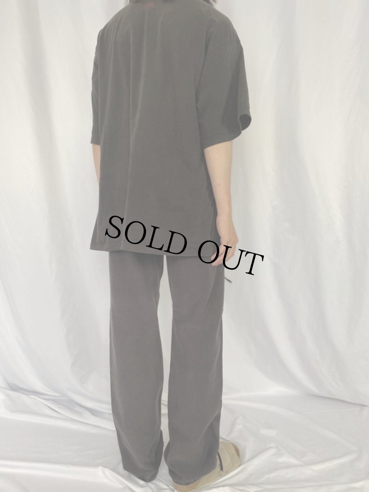 画像4: 80's Champion REVERSE WEAVE USA製 トリコタグ スウェットパンツ 目付き BLACK XL (4)