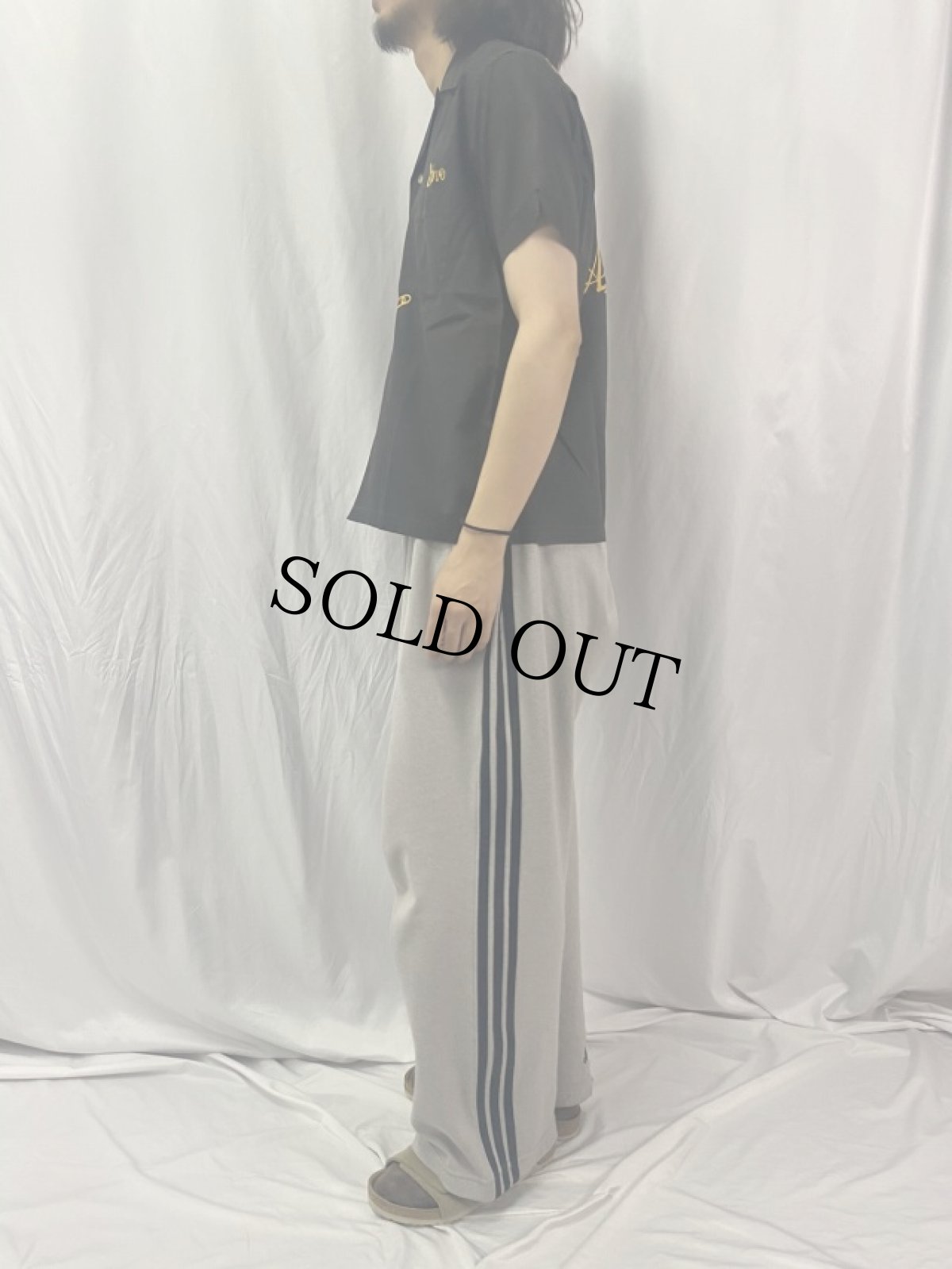 画像3: 60's Cavendish USA製 "Wild Angels" 映画刺繍 コットンオープンカラーシャツ M (3)