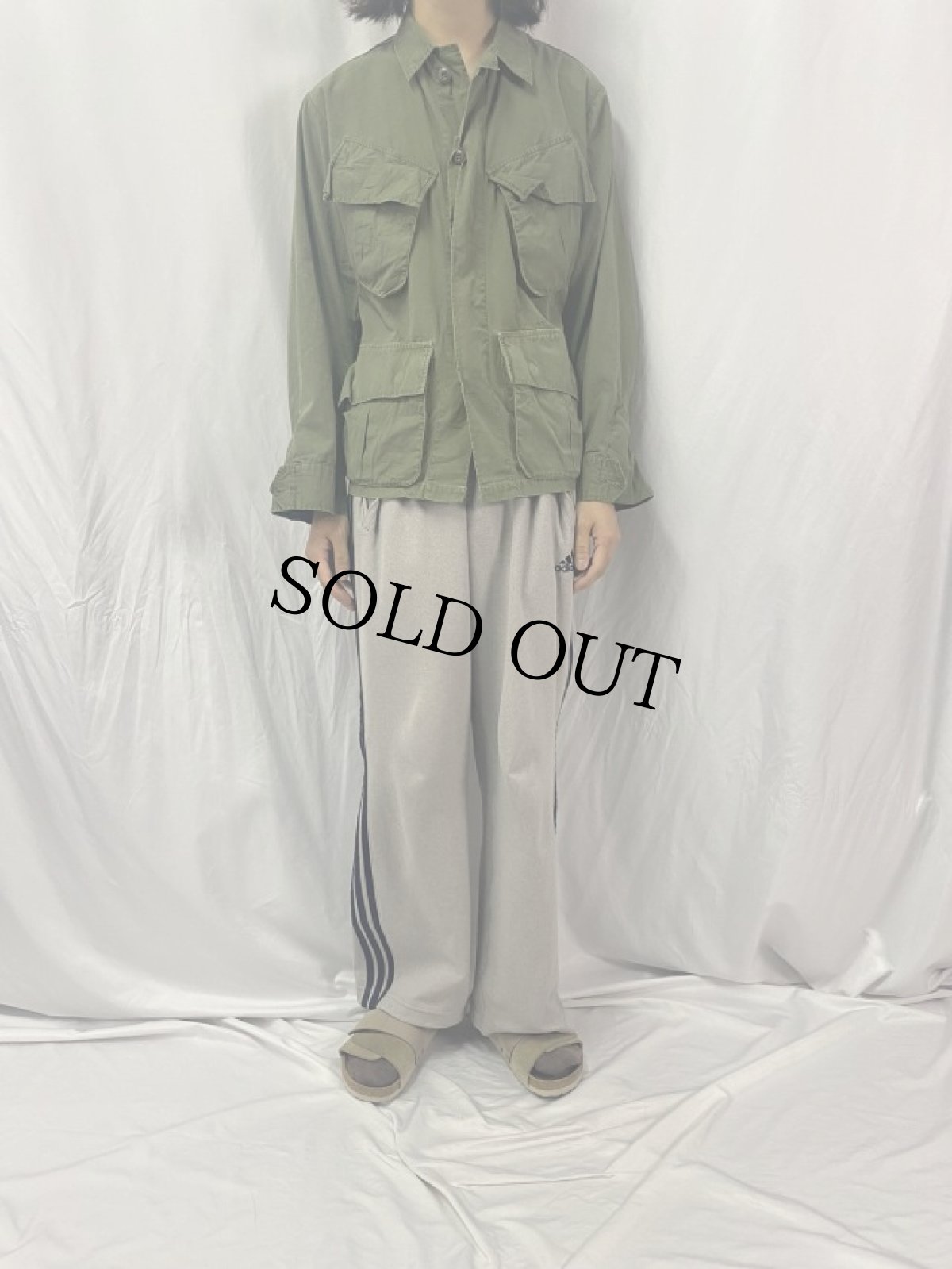 画像2: 60's U.S.ARMY ジャングルファティーグジャケット 3rd (2)