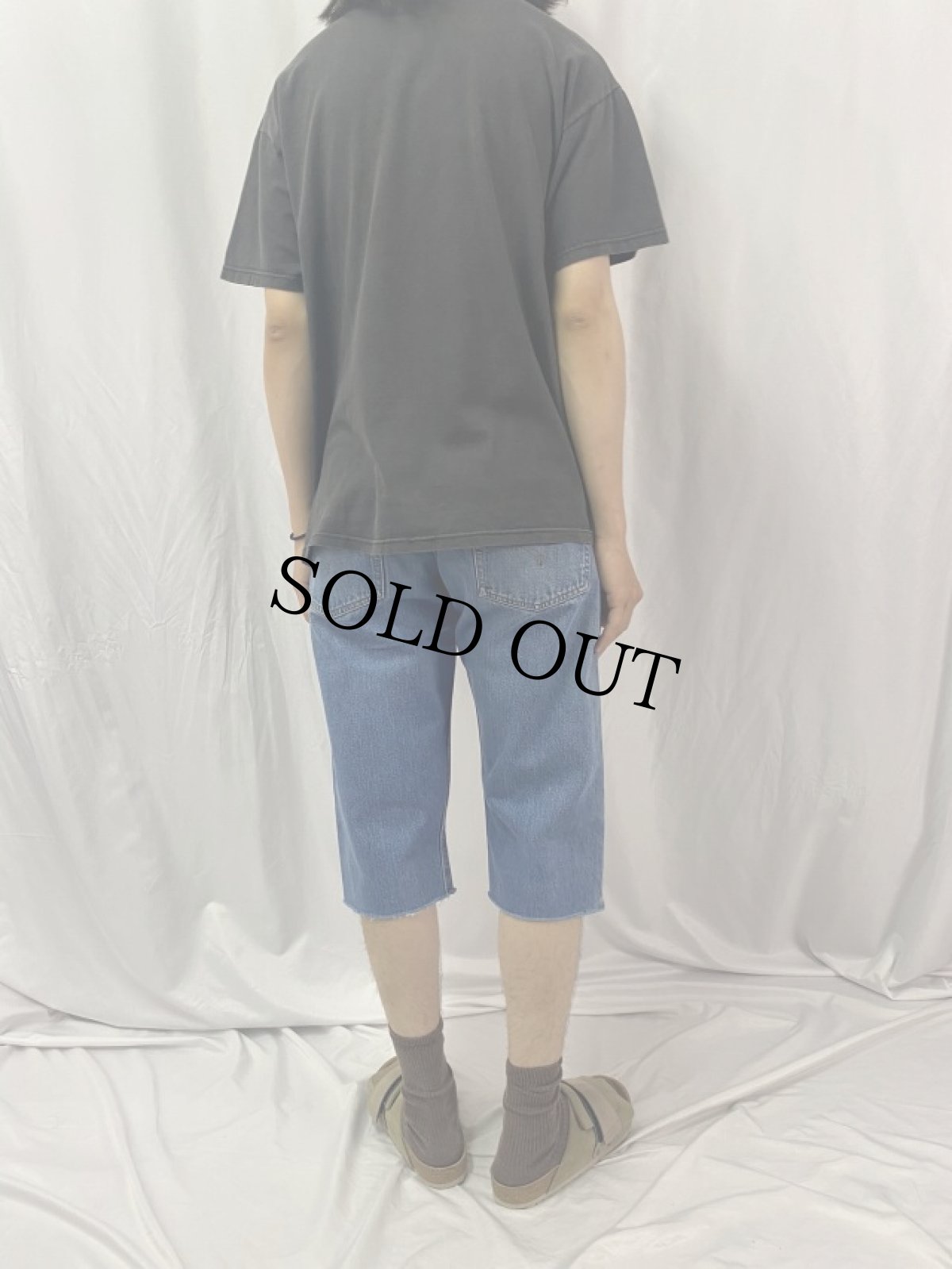 画像4: 70's Levi's 501 66前期 "ブランクタブ" カットオフデニムショーツ W32 (4)