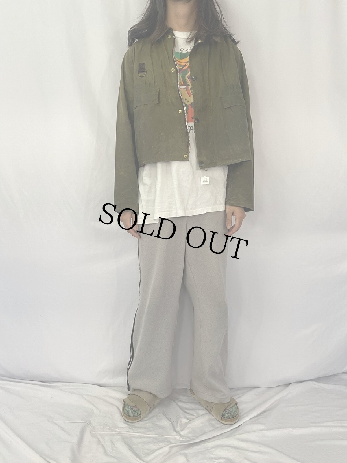 画像2: 80's Barbour ENGLAND製 "SPEY" 3ワラント オイルドジャケット XL (2)