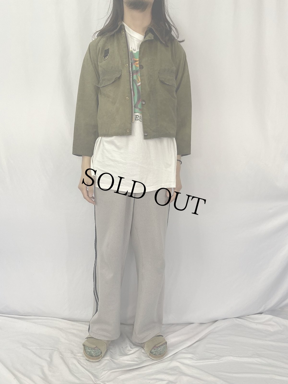 画像2: 90's Barbour ENGLAND製 "SPEY" 3ワラント オイルドジャケット S (2)