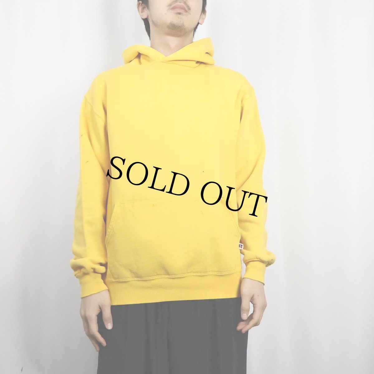 画像2: 90's RUSSELL ATHLETIC USA製 "11" ナンバリング スウェットフーディー L (2)