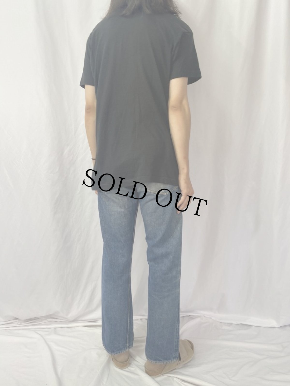 画像4: 80〜90's USA製 人体骨格騙し絵 プリントTシャツ XL (4)