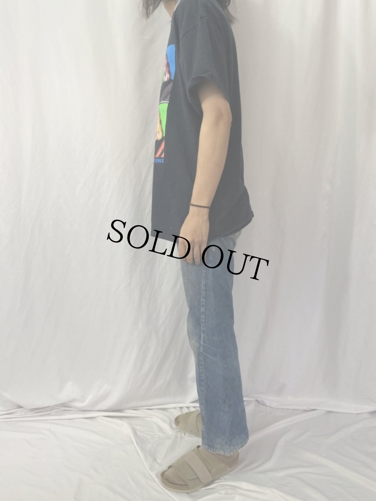 画像3: 70's LEVI'S 517 BIGE ブーツカットデニムパンツ W31 (3)