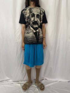 画像2: 90's Albert Einstein 大判プリントTシャツ M (2)