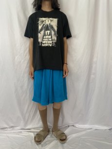 画像2: 90's USA製 IT CAME FROM THE DREXEL NORTH ラメプリントTシャツ XL (2)