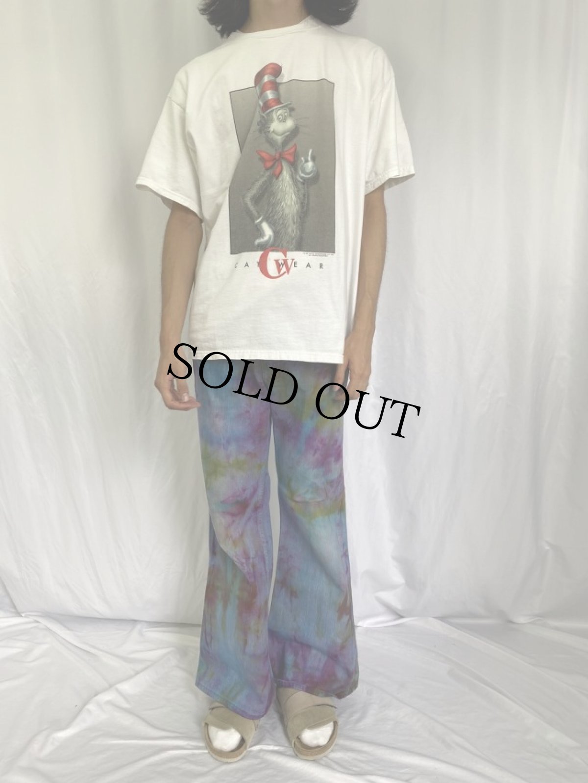 画像2: 70's Levi's 666-2913 ブランクタブ 後染め ベルボトムデニムパンツ W31 (2)