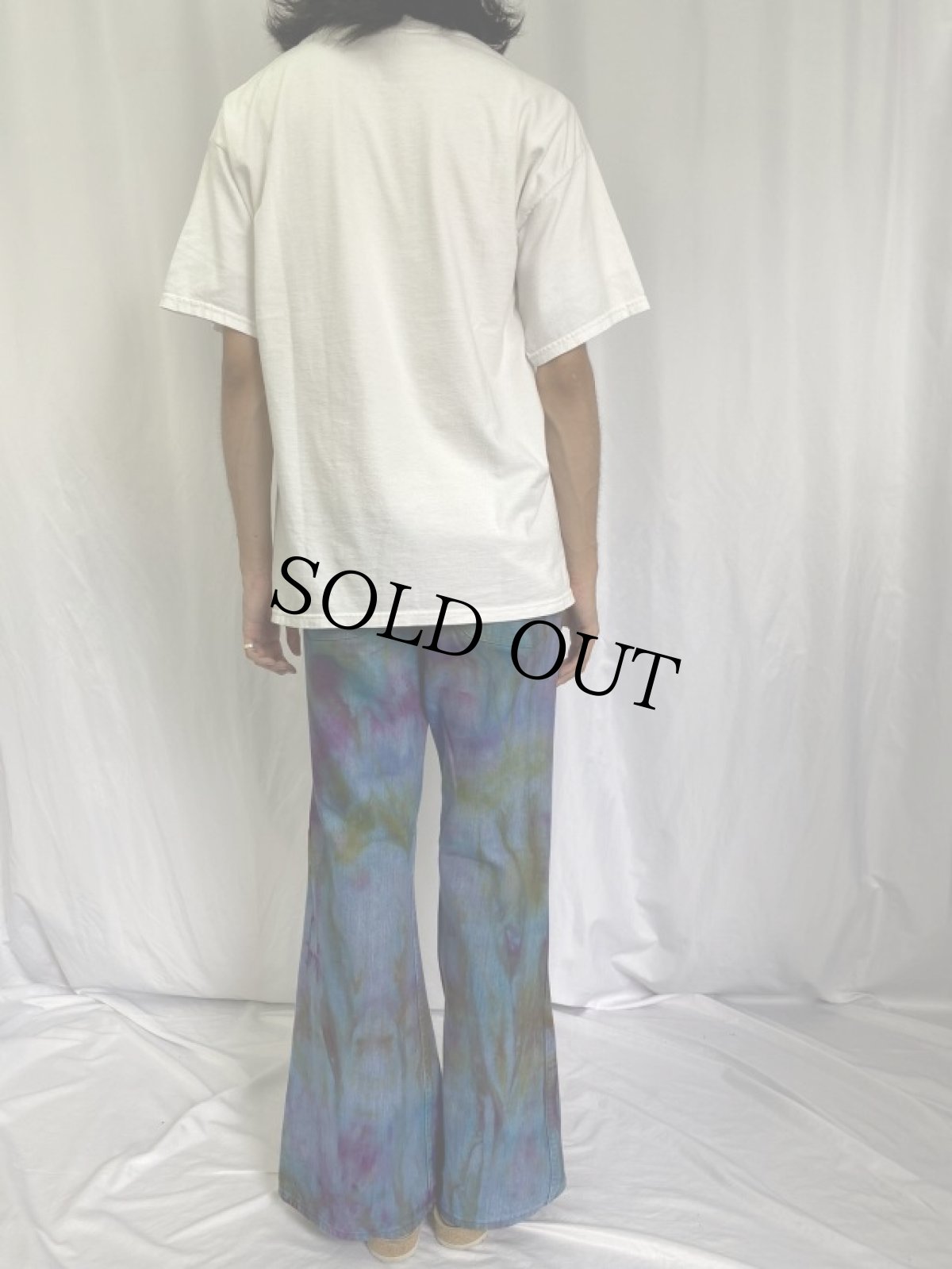 画像4: 70's Levi's 666-2913 ブランクタブ 後染め ベルボトムデニムパンツ W31 (4)